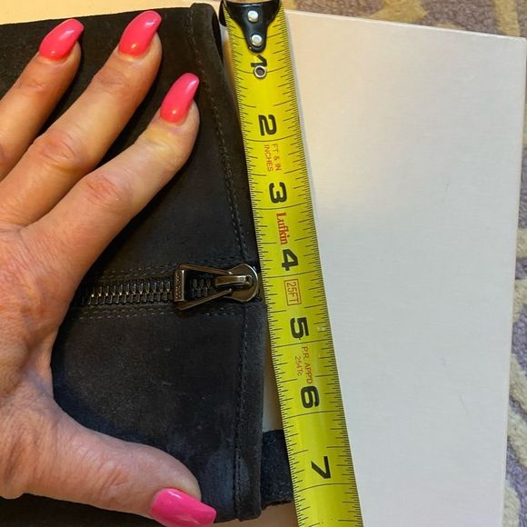 Jimmy Choo Doreen sz 40.5 suede smoke - Picture 11 of 12